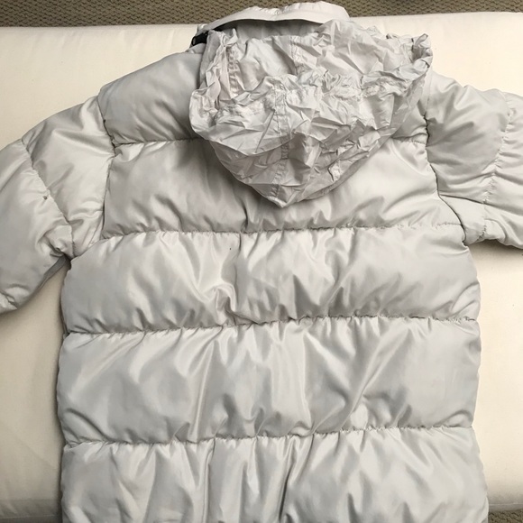 GAP M Off White Down Puffer Jacket - Picture 2 of 3